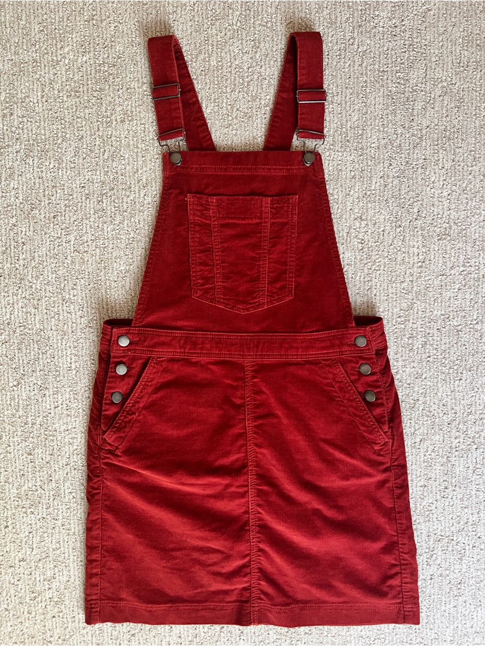 Boden Rust Red Corduroy Dress - Picture 5 of 6